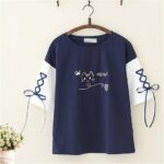 Meow Ladies Short Sleeve T-Shirt - Drop Shoulder